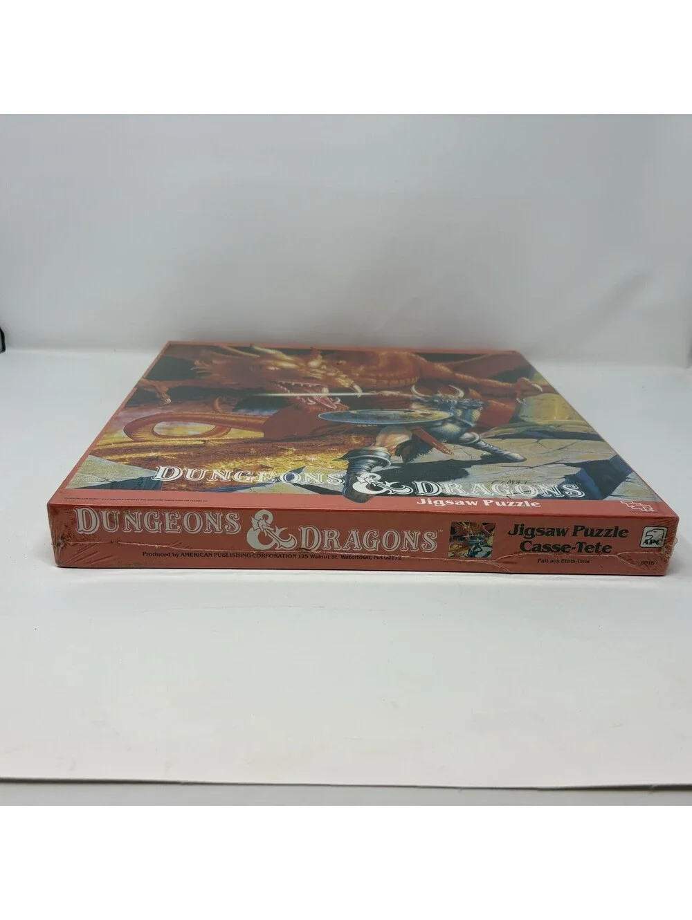Dungeons & Dragons Jigsaw Puzzle Red Dragon 1983 551 Pieces 18x24 Sealed Vintage